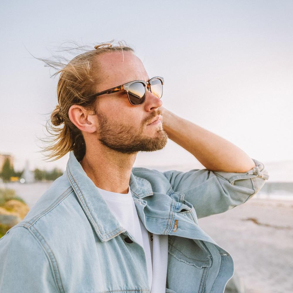 Nusa Polarised Clubmaster Sunglasses - Passport Eyewear