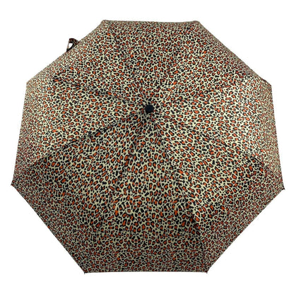 Red Leopard Auto Umbrella - Auto Open Umbrella - Splash Umbrellas