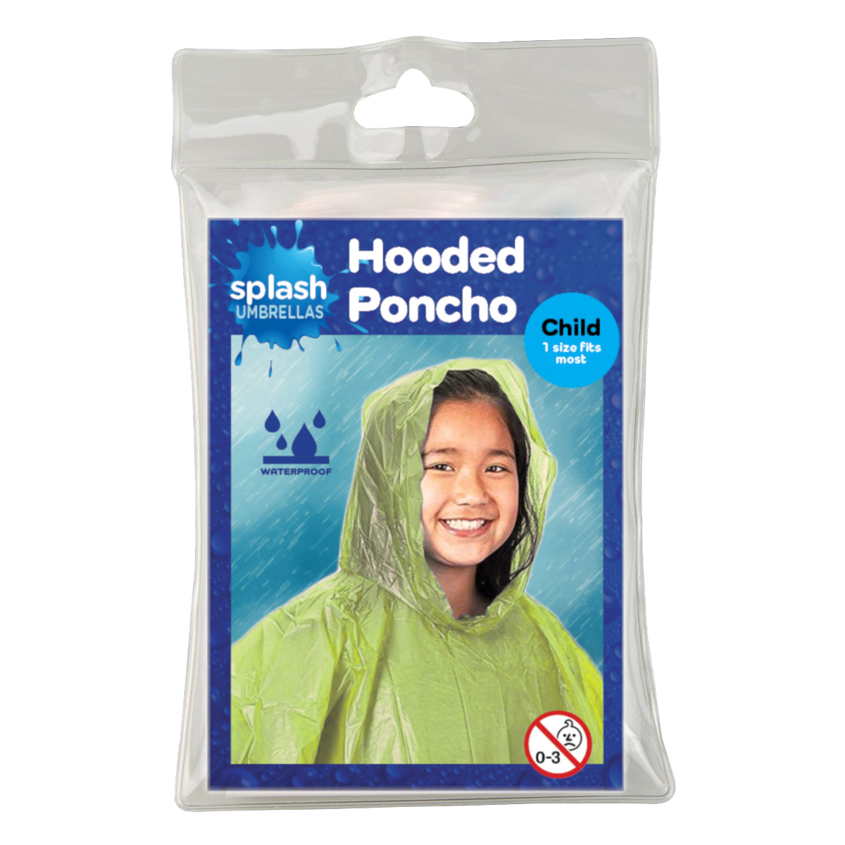 Children's Poncho - Rain Poncho - Splash Umbrellas