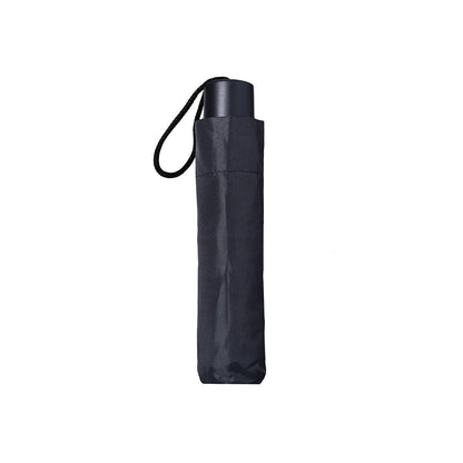 Basic Black Compact Umbrella - Manual Open Umbrella - Splash Umbrellas